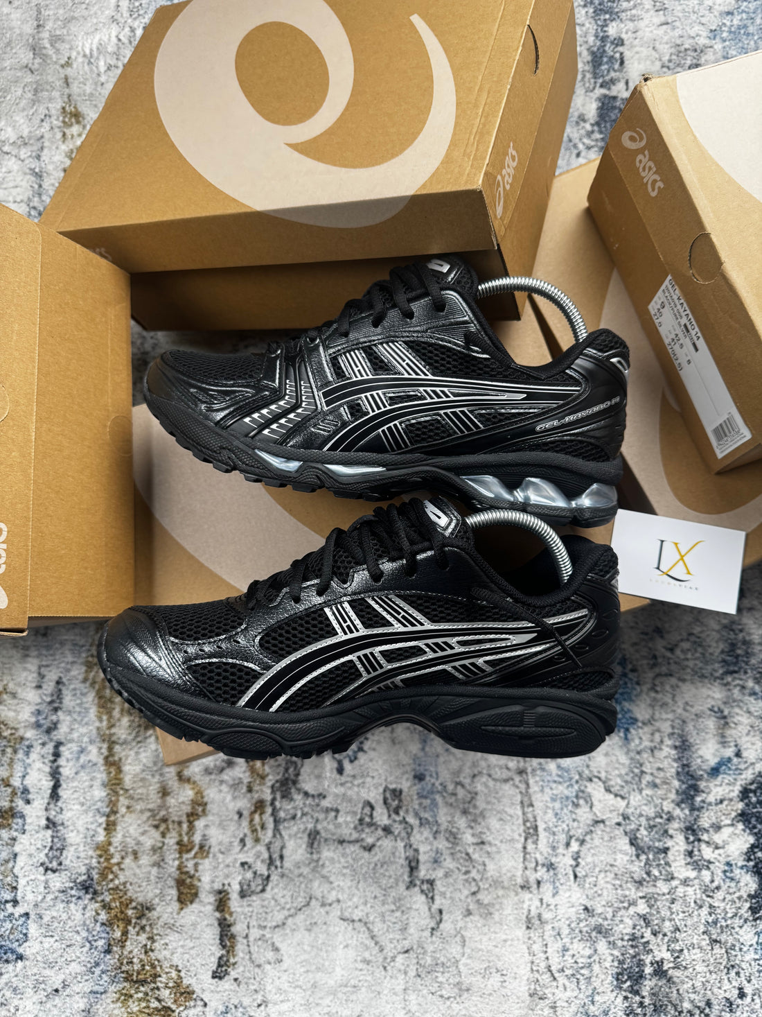 Asics Gel-Kayano 14 Pure Black Silver