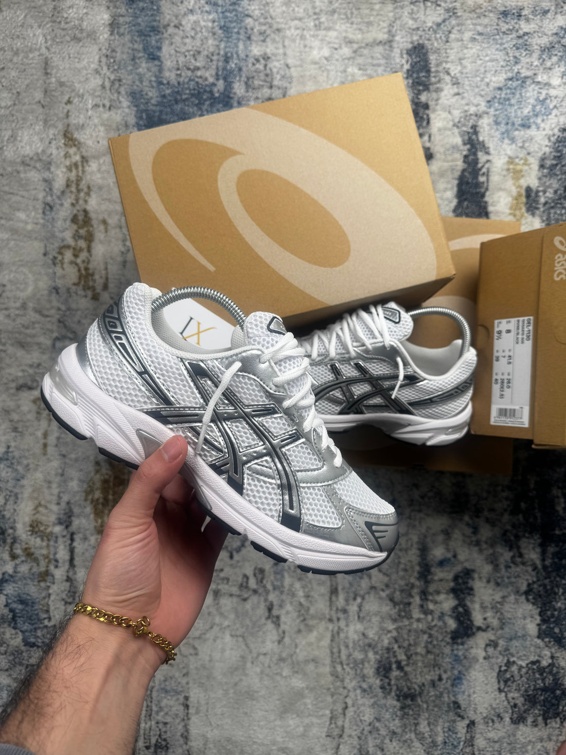 Asics Gel-1130 Pure White Silver