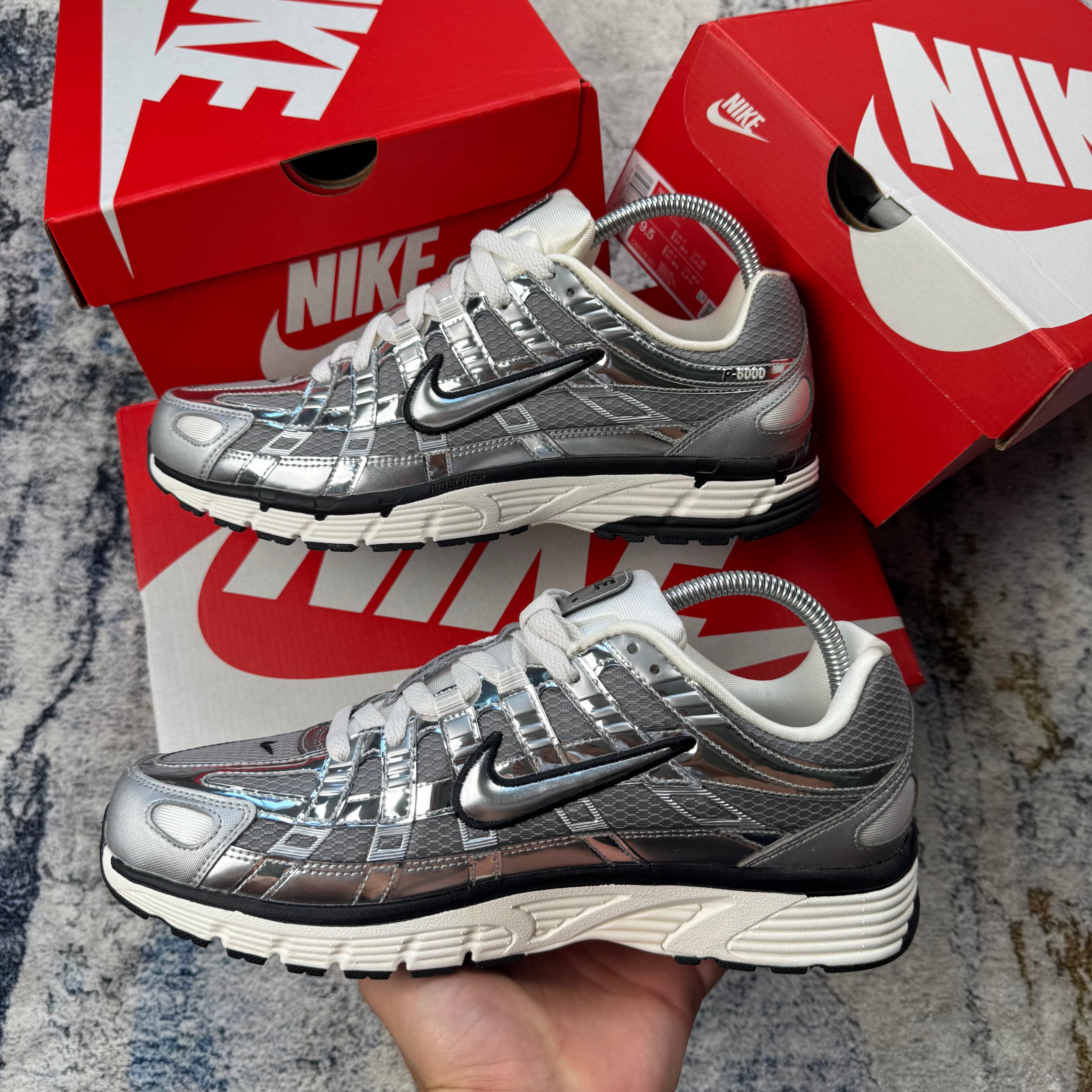 Nike P-6000 Metallic Silver